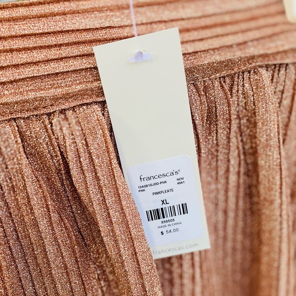 Francesca’s Caitlyn Shiny Mini Skirt - Picture 7 of 7